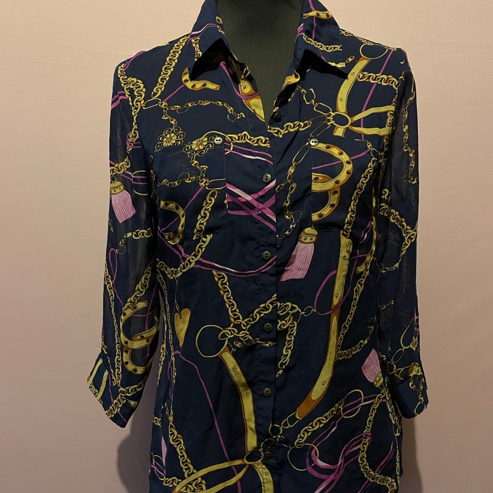 Chic Button Down Blouse - image 1